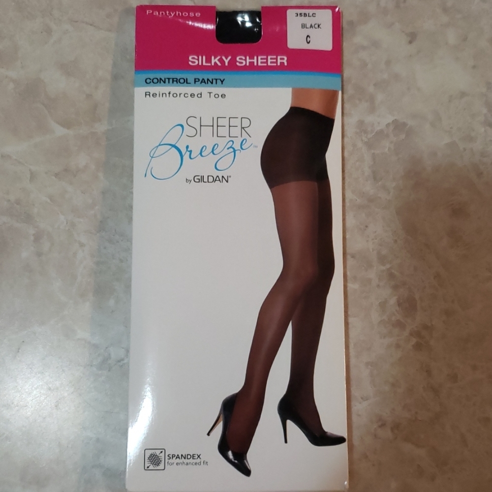 Silky sheer breeze nylon pantyhose